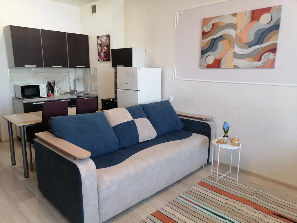 Студия однокомнатная в Куйбышевском, 26 м², Иркутск — спальня, фото 4