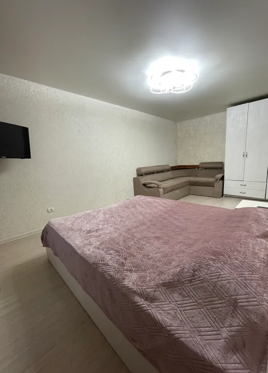 Квартира однокомнатная на улице Бирюкова, 35 м², Орехово-Зуево — спальня, фото 5