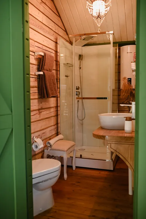 Дом 3-местный в пгте Белоомуте, 50 м², Луховицы — ванная комната