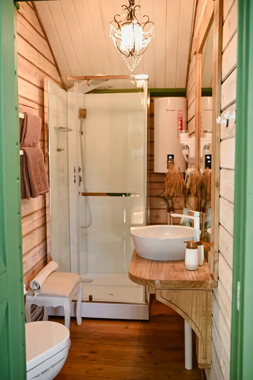 Дом 3-местный в пгте Белоомуте, 50 м², Луховицы — ванная комната, фото 3