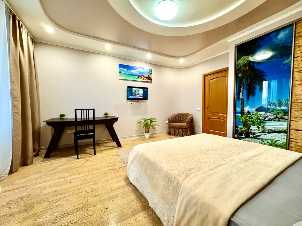 Квартира двухкомнатная в Самарском, 75 м², Самара — спальня, фото 21
