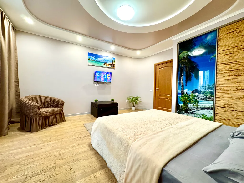Квартира двухкомнатная в Самарском, 75 м², Самара — спальня, фото 23