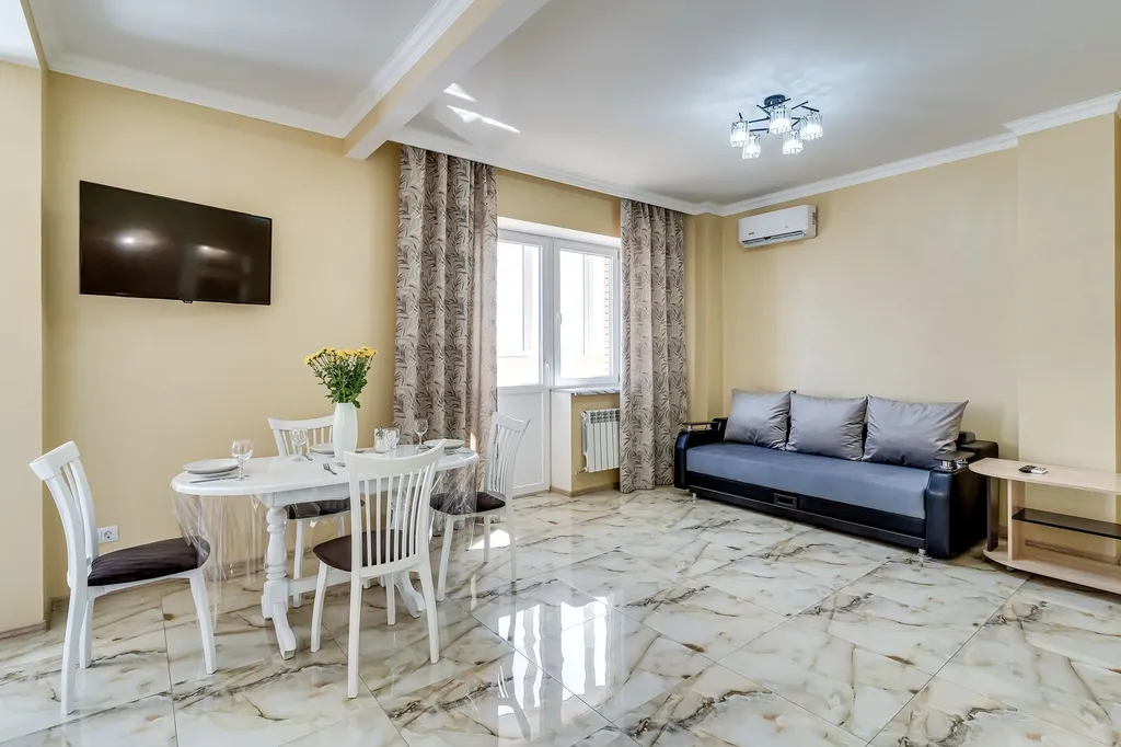 Квартира однокомнатная на проспекте Будённовском, 51 м², Ростов-на-Дону — спальня, фото 2
