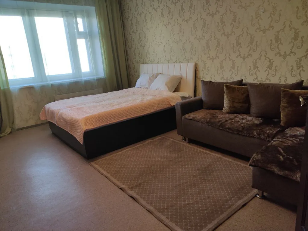 Квартира двухкомнатная у Московской, в Канавино, 60 м², Нижний Новгород — спальня, фото 2
