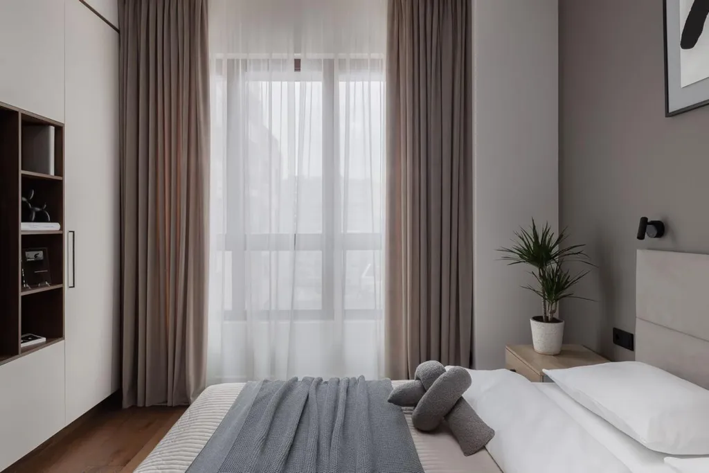 Апартаменты однокомнатные у метро Павелецкая, 35 м², Москва — спальня, фото 2