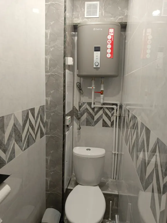 Квартира двухкомнатная у Московской, в Канавино, 48 м², Нижний Новгород — ванная комната