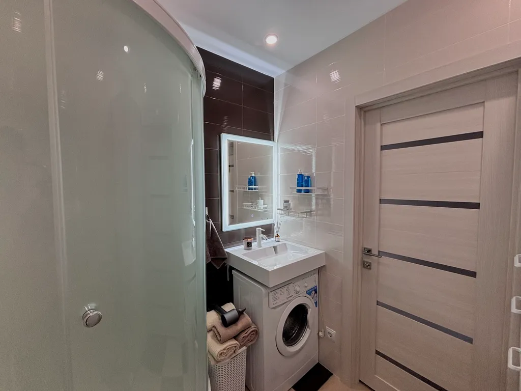 Квартира однокомнатная в Нижегородском, 40 м², Нижний Новгород — ванная комната