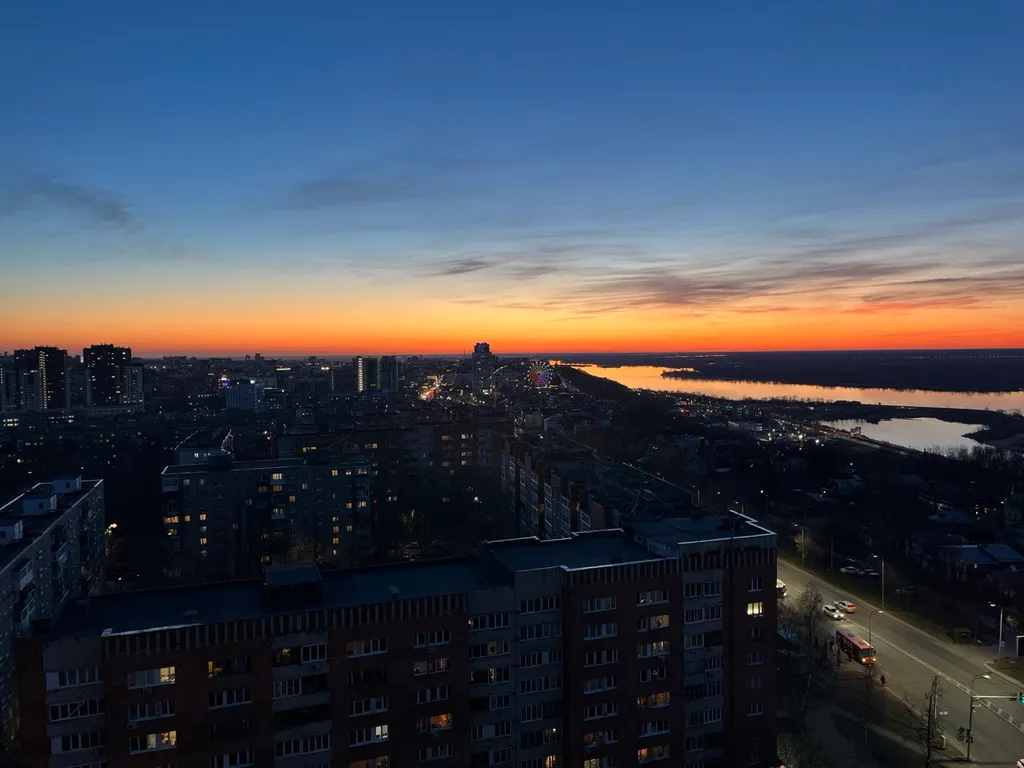 Квартира однокомнатная в Нижегородском, 40 м², Нижний Новгород — вид из окна, фото 2