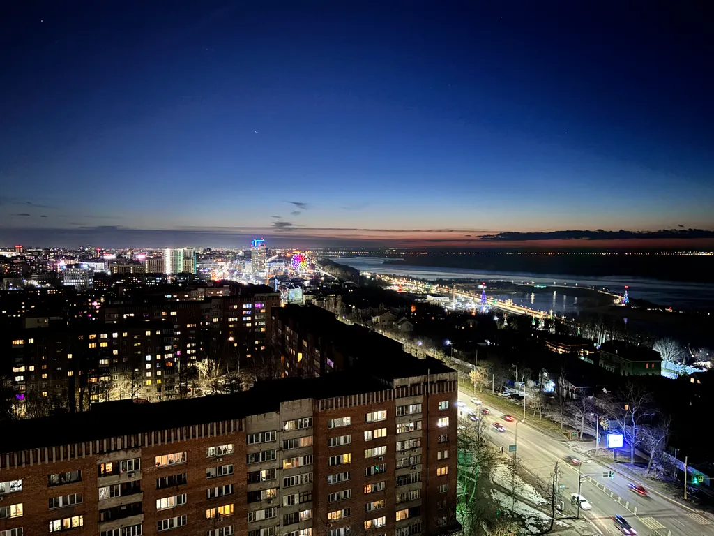 Квартира однокомнатная в Нижегородском, 40 м², Нижний Новгород — вид из окна, фото 3