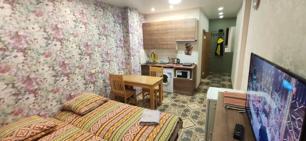 Студия однокомнатная на улице Ставровской, 33 м², Владимир — кухня, фото 2
