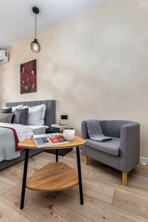 Квартира однокомнатная на улице Комарова, 38 м², Ессентуки — спальня, фото 2