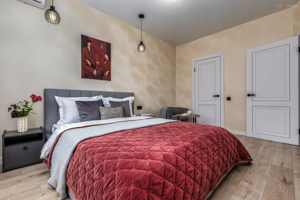 Квартира однокомнатная на улице Комарова, 38 м², Ессентуки — спальня, фото 3