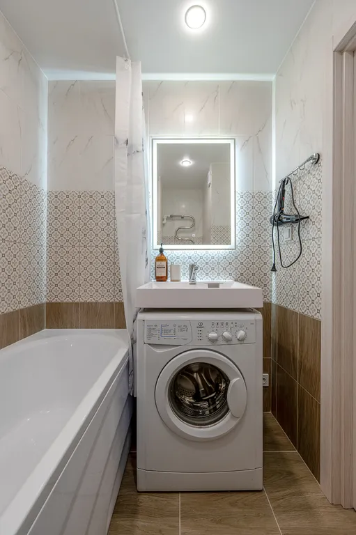 Студия однокомнатная в Красногвардейском, 26 м², Санкт-Петербург — ванная комната, фото 2