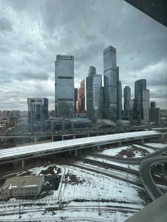 Квартира двухкомнатная у метро Москва-Сити, 56 м² — вид из окна, фото 2