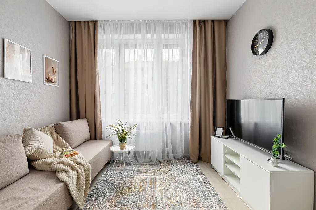 Квартира однокомнатная в Советском, 48 м², Казань — спальня, фото 6