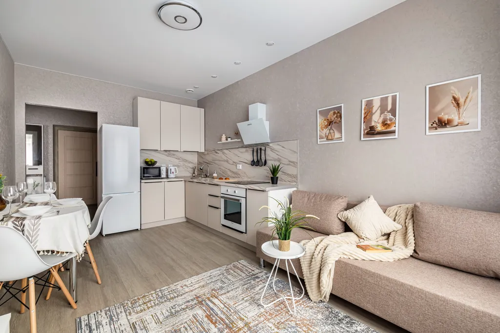 Квартира однокомнатная в Советском, 48 м², Казань — кухня, фото 4