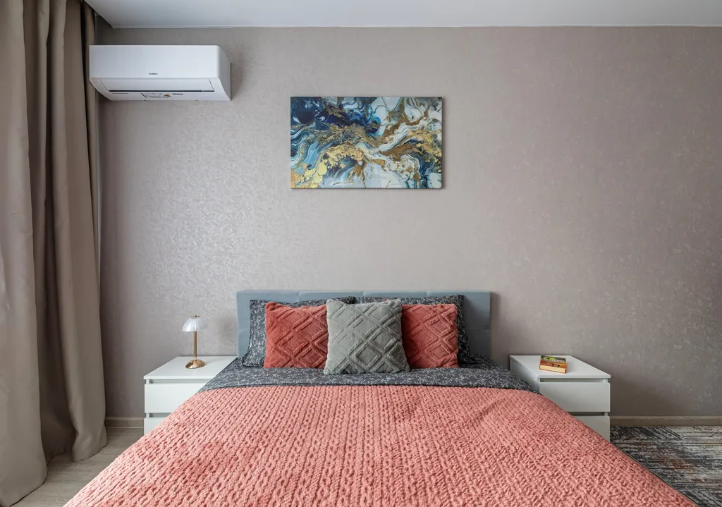 Квартира однокомнатная в Советском, 48 м², Казань — спальня, фото 3