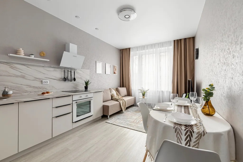 Квартира однокомнатная в Советском, 48 м², Казань — кухня