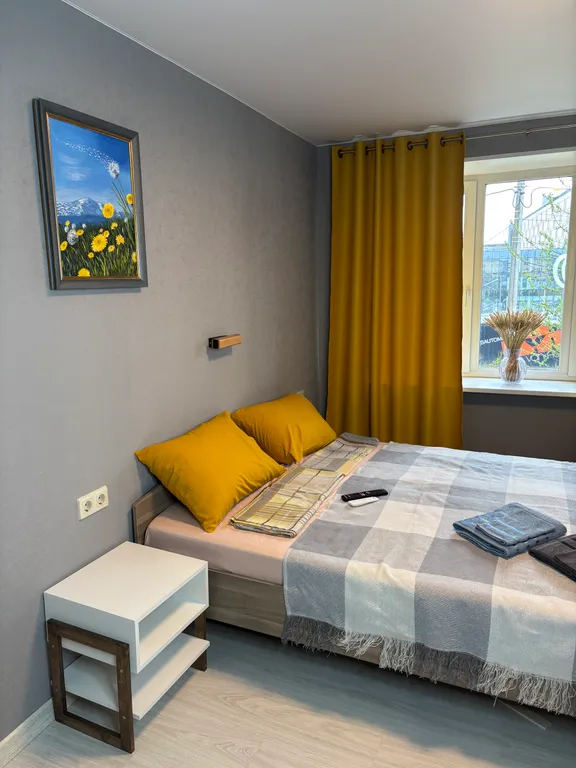 Квартира двухкомнатная в Пушкинском, 60 м², Шушары — спальня, фото 2