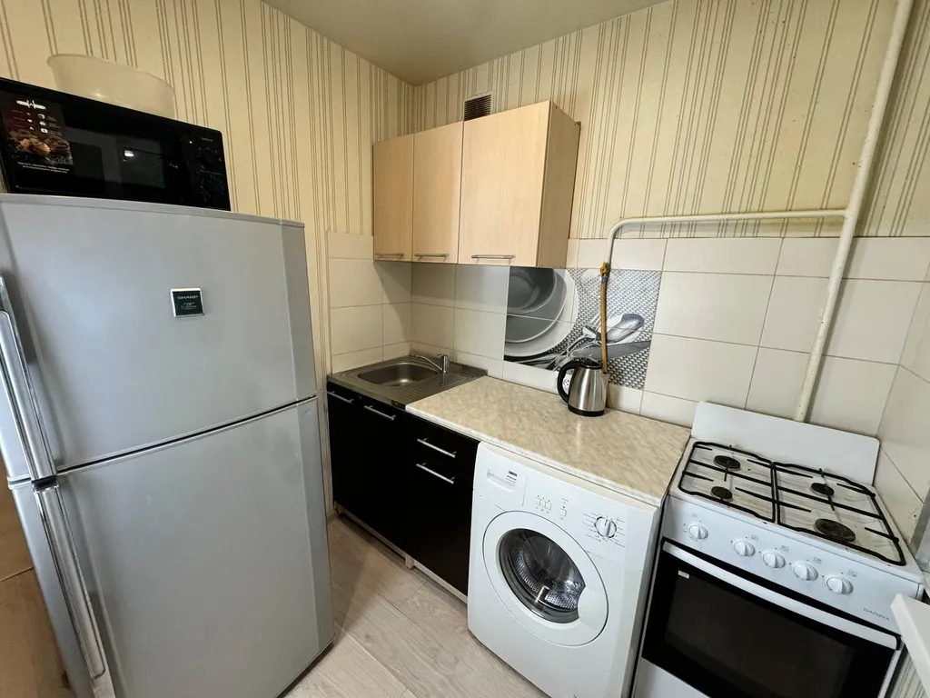 Квартира двухкомнатная у Чкаловской, в Ленинском, 48 м², Екатеринбург — кухня, фото 2