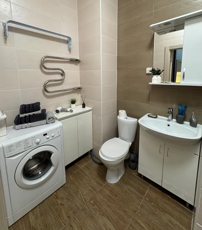 Апартаменты однокомнатные в Советском, 24 м², Красноярск — ванная комната
