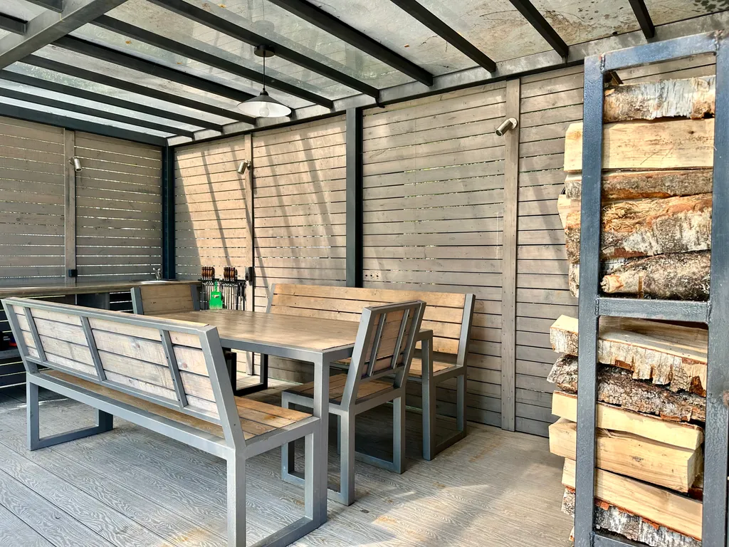 Дом 6-местный в деревни Куртниково, 110 м², Истра — двор, фото 7