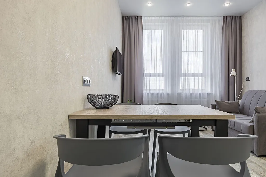 Квартира однокомнатная у Горьковской, в Кузнечихе, 55 м², Нижний Новгород — кухня, фото 3