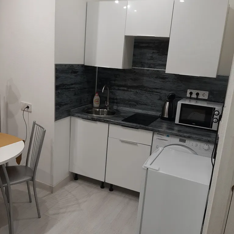 Студия однокомнатная у метро Петровский парк, 21 м², Москва — кухня, фото 2