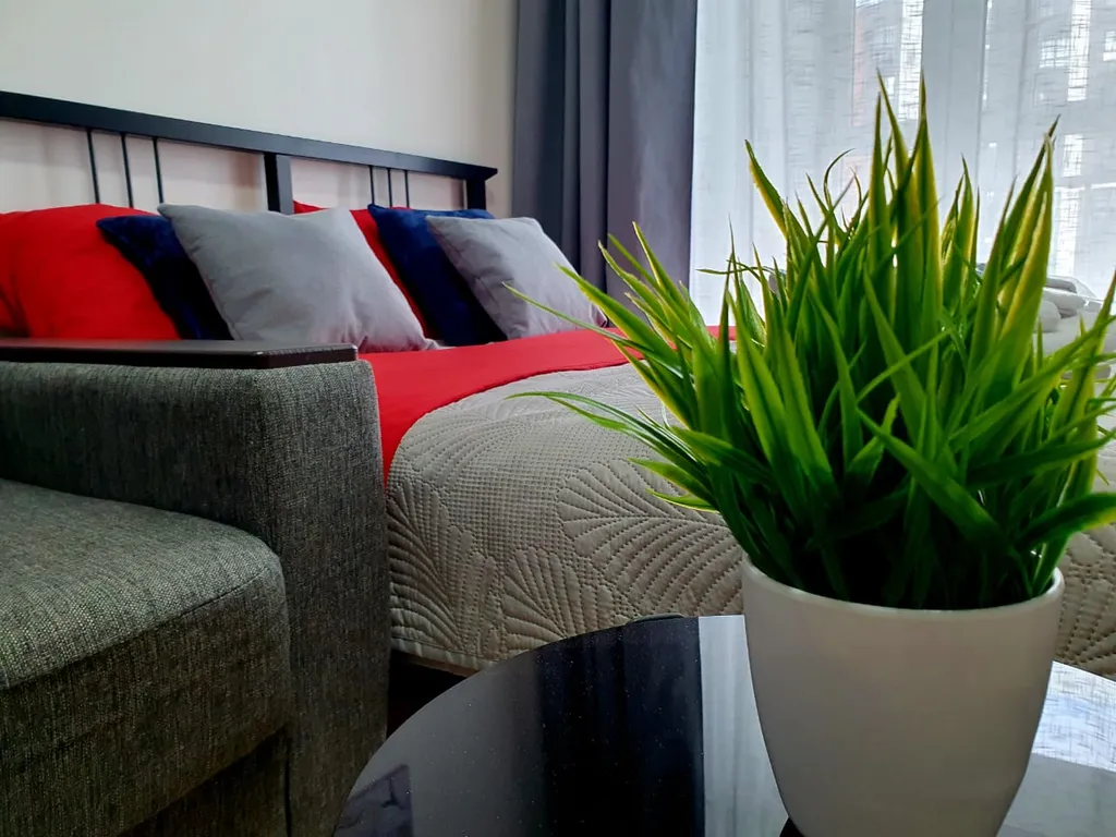 Студия однокомнатная у Горьковской, в Кузнечихе, 26 м², Нижний Новгород — спальня, фото 3