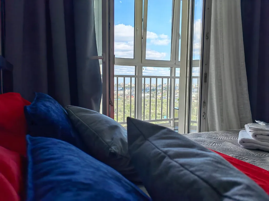 Студия однокомнатная у Горьковской, в Кузнечихе, 26 м², Нижний Новгород — спальня, фото 4
