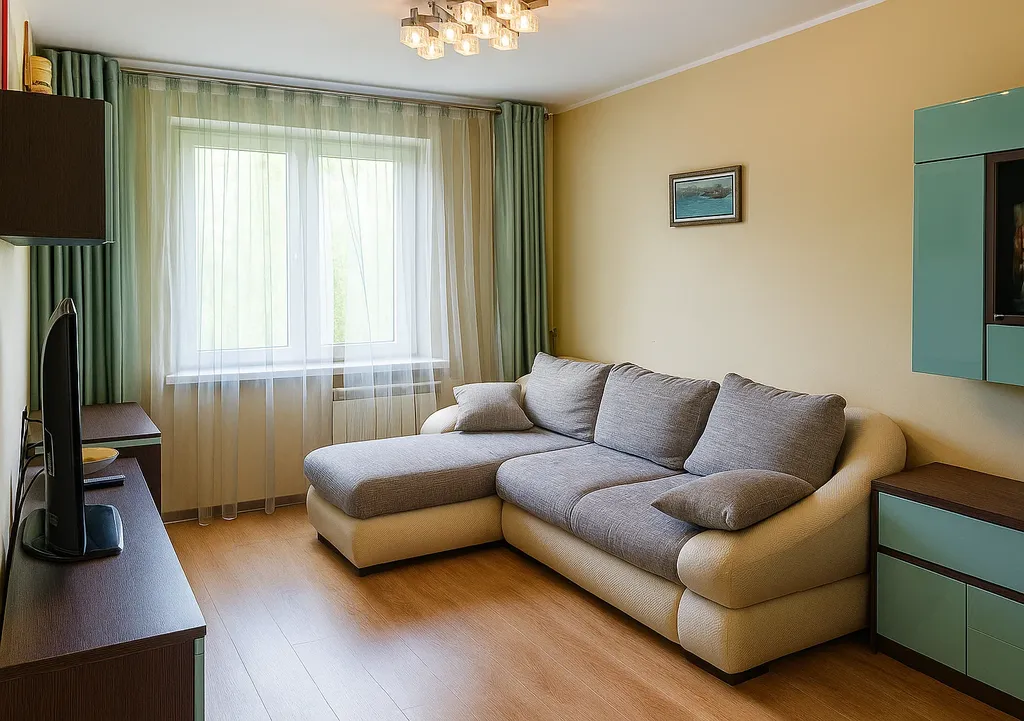 Квартира трёхкомнатная у Российской, в Октябрьском, 60 м², Самара — фото 6