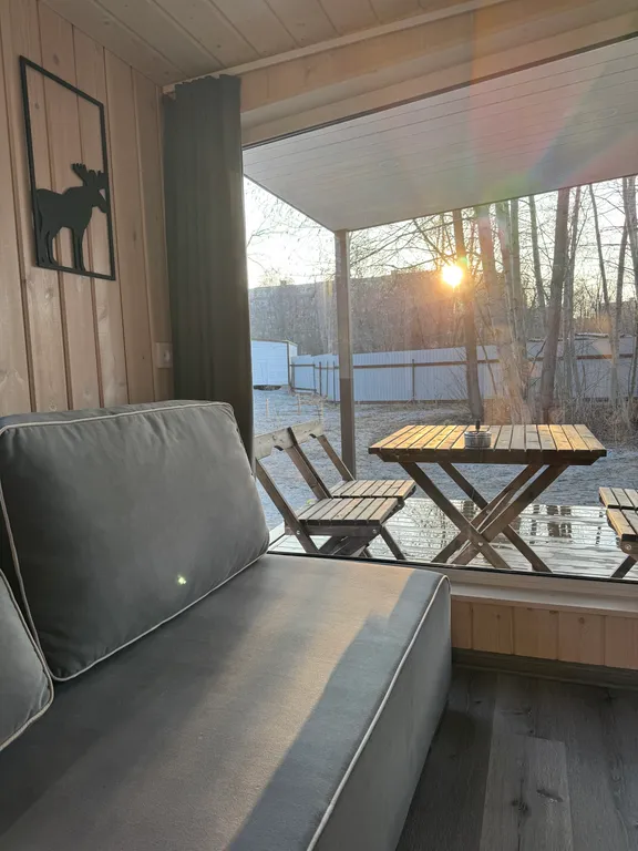 Дом 4-местный в переулке Кумсинском, 42 м², Медвежьегорск — вид из окна