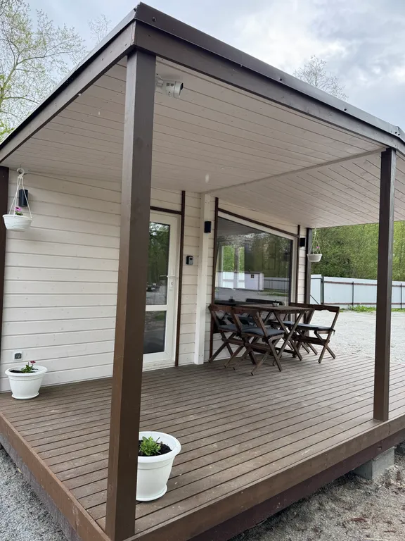 Дом 4-местный в переулке Кумсинском, 42 м², Медвежьегорск — двор, фото 3