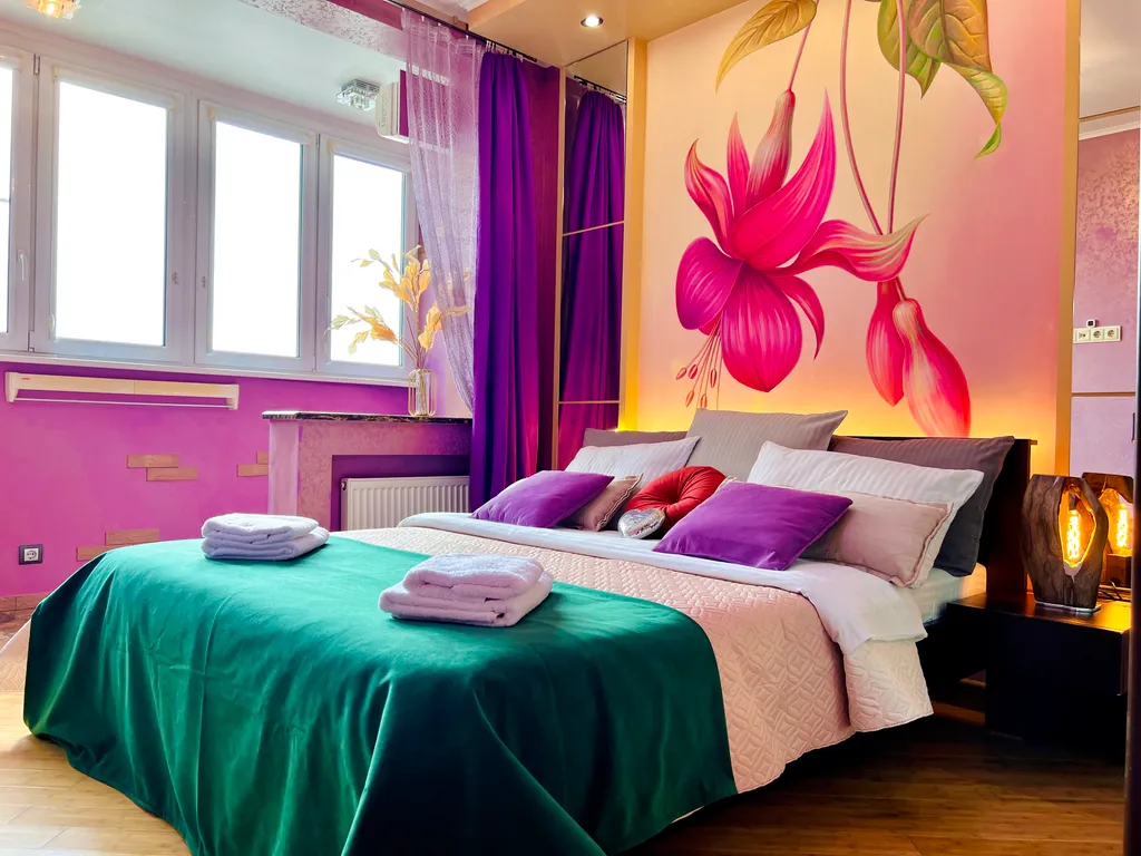 Дизайнерская квартира с кондиционером для 5 гостей