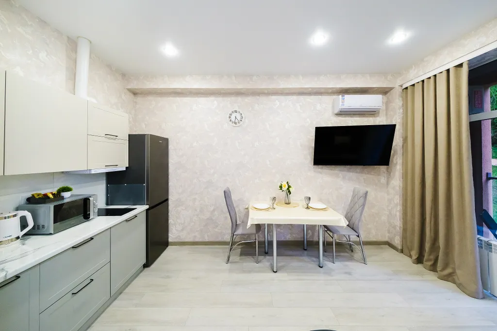 Квартира однокомнатная на шоссе Батумском, 33 м², Дагомыс — кухня, фото 3