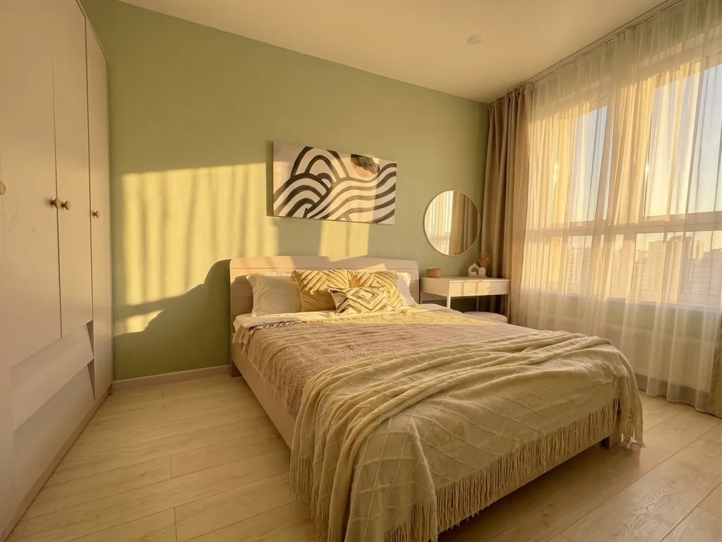 Квартира однокомнатная в Первореченском, 35 м², Владивосток — спальня, фото 3