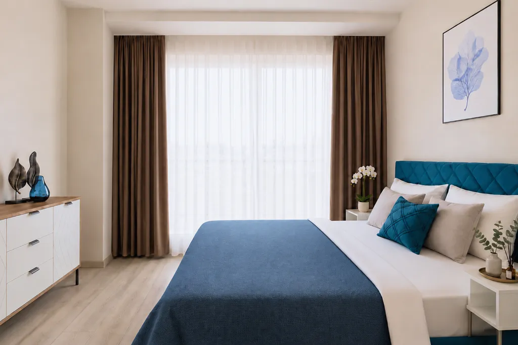 Квартира однокомнатная в Ленинском, 35 м², Владивосток — спальня, фото 3