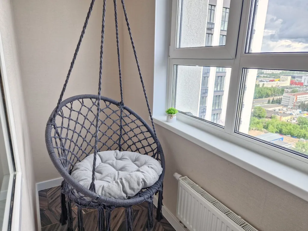 Квартира однокомнатная у Кировской, в Молитовке, 38 м², Нижний Новгород — вид из окна