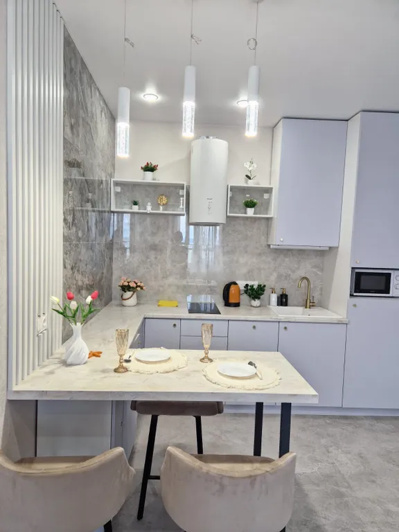 Квартира однокомнатная у Кировской, в Молитовке, 38 м², Нижний Новгород — кухня, фото 2