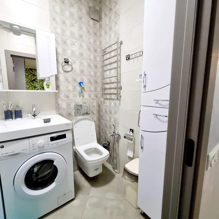 Квартира однокомнатная на проспекте Карла Маркса, 45 м², Каменск-Шахтинский — ванная комната
