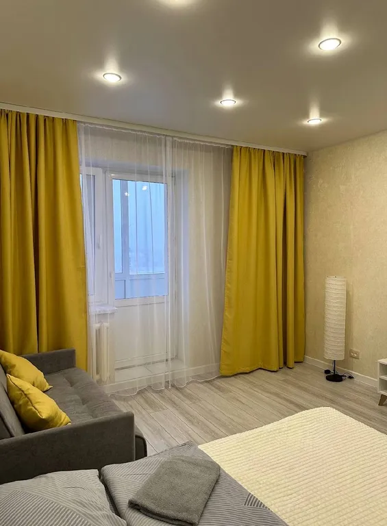 Квартира однокомнатная в Октябрьском, 40 м², Иркутск — спальня, фото 4