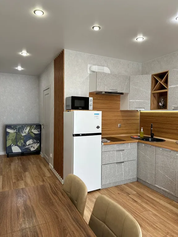 Квартира однокомнатная в Октябрьском, 40 м², Иркутск — кухня