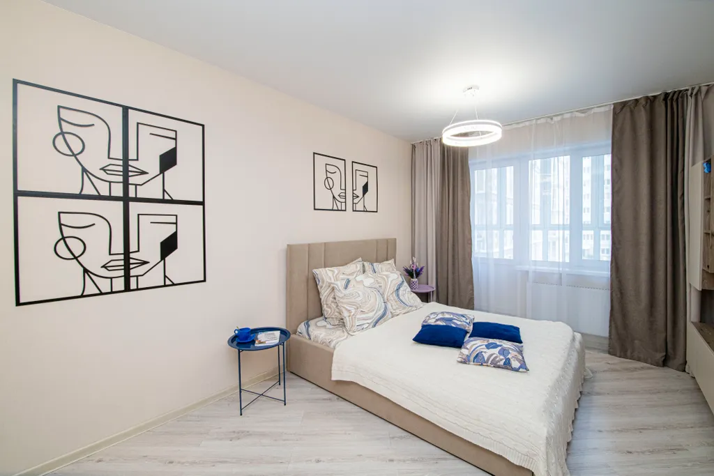 Квартира однокомнатная в Нижегородском, 42 м², Нижний Новгород — спальня, фото 5
