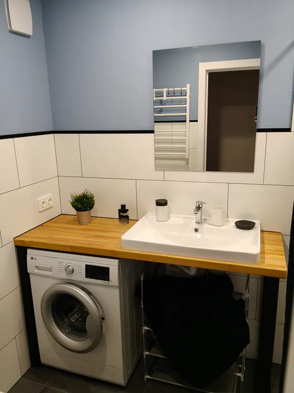 Квартира двухкомнатная на улице Бровцева, 41 м², Зеленоградск — ванная комната