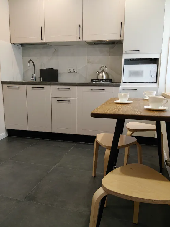 Квартира двухкомнатная на улице Бровцева, 41 м², Зеленоградск — кухня