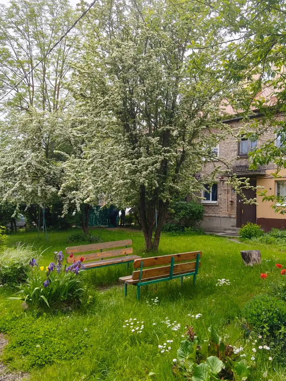 Квартира двухкомнатная на улице Бровцева, 41 м², Зеленоградск — двор