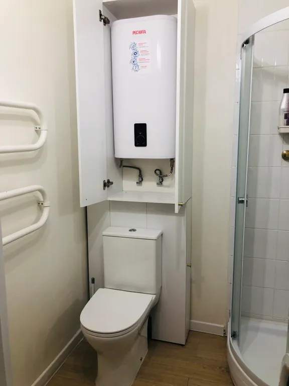 Квартира однокомнатная на улице Народной, 30 м², Псков — ванная комната, фото 2