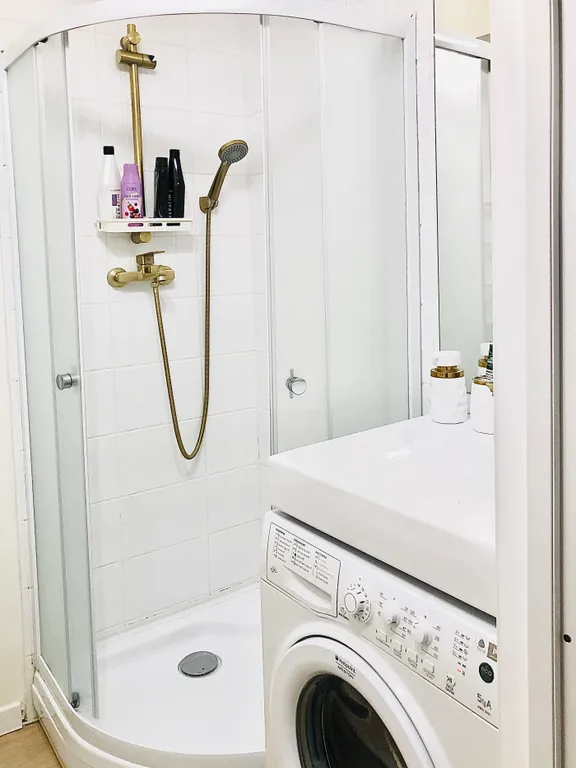 Квартира однокомнатная на улице Народной, 30 м², Псков — ванная комната, фото 3