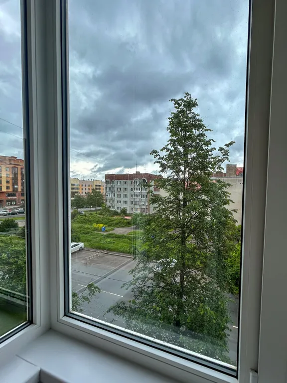 Квартира однокомнатная на улице Народной, 30 м², Псков — вид из окна, фото 2