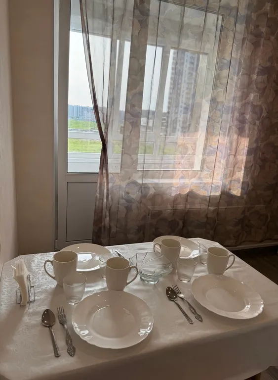Квартира однокомнатная на проспекте Ручьёвском, 33 м², Мурино — кухня, фото 4